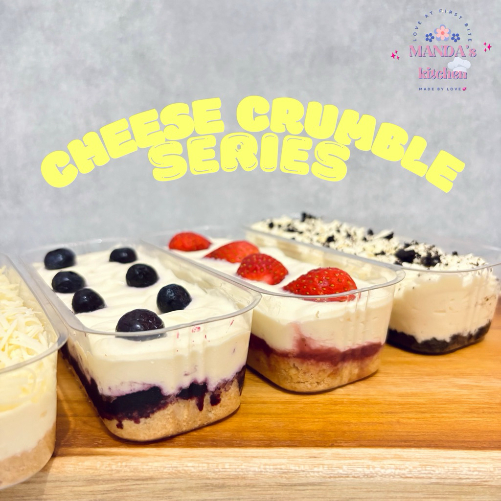 

CHEESE CRUMBLE/ cheese cream/ cheese cake/ cheese dessert