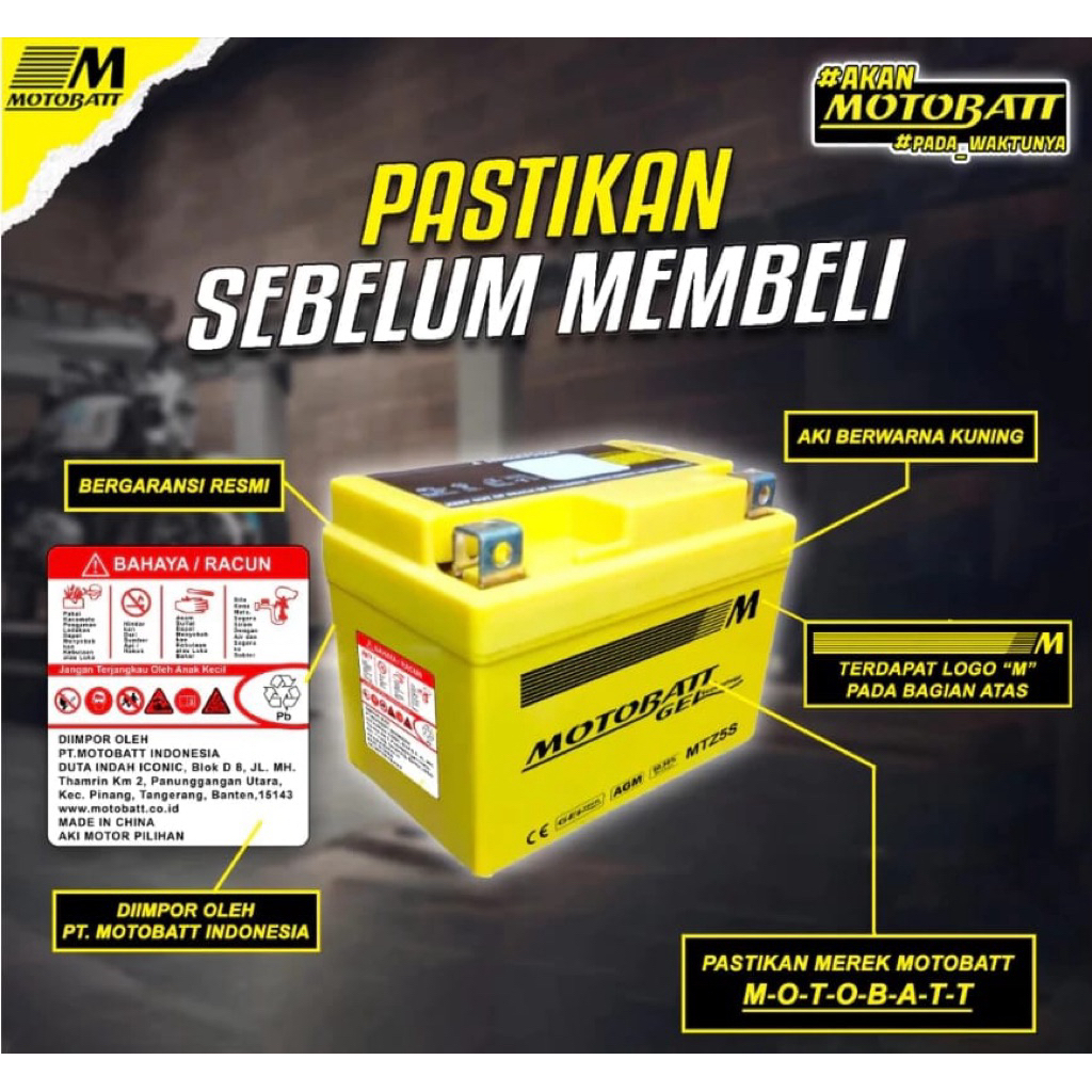 AKI MOTOBATT GEL MTZ5S