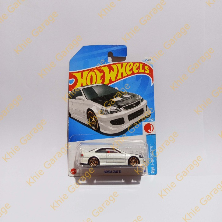 HotWheels Hot Wheels Honda Civic Si Putih Gen 6 Ferio Ej Ek Em White Jdm J Imports 2024