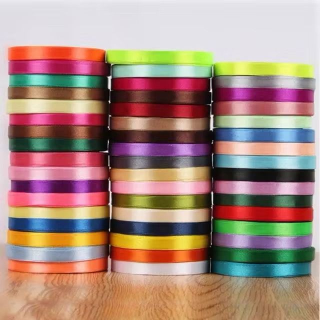 

CIGALLERY pita satin 1 cm 3/8 inch per roll 20-25 yard 18,5 - 23 meter