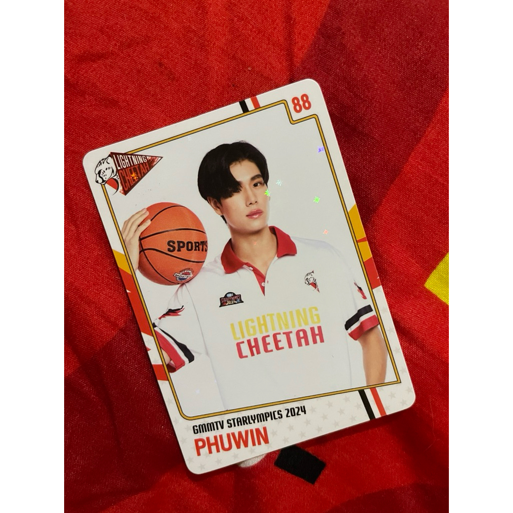 photocard cc phuwin starlympic list putih
