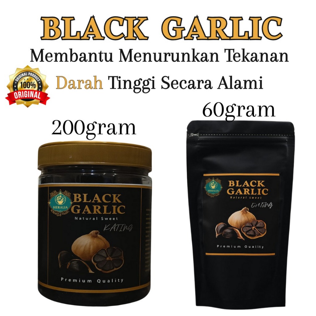

PROMO COD PREMIUM Black Garlic KATING Bawang Putih hitam Bawang Hitam Permentasi | Bawang Herbal Bawang Putih Kating Free Siwak