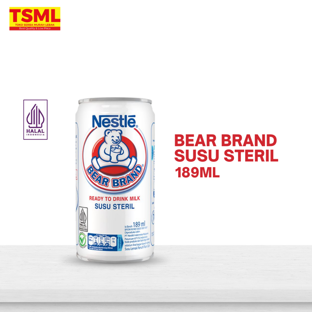 

Bear Brand Susu Steril 189ml