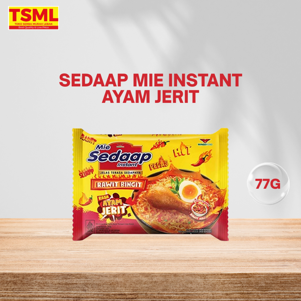 

Sedaap Mie Instant Ayam Jerit 77g