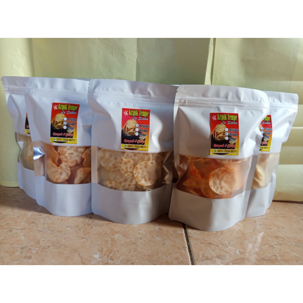 

kripik tempe renyah dan gurih,baca deskripsi