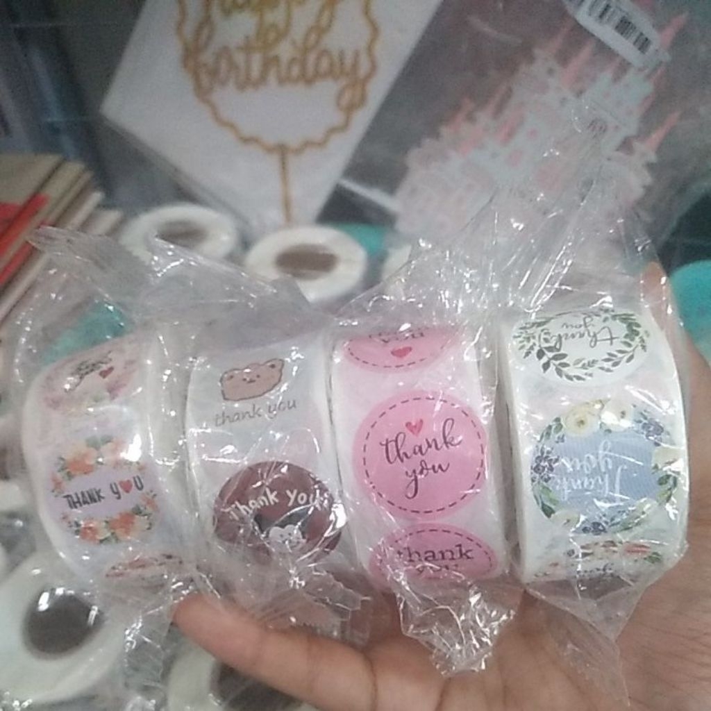 

STICKER THANKYOU ROLL