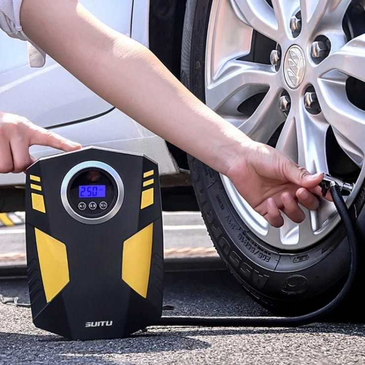 Pompa Ban Mobil Digital Kompresor Pompa Digital  ban mobil isi cepat(KING)