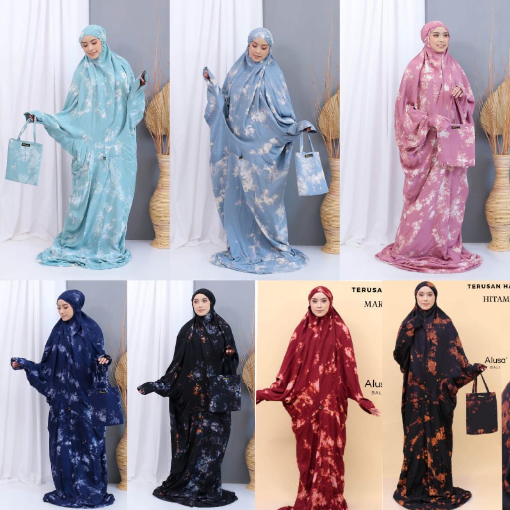 MUKENA TERUSAN PREMIUM // MUKENA TERUSAN ALUSA BALI