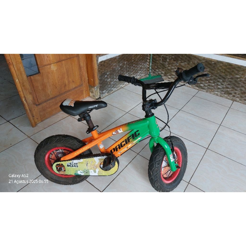 Sepeda Anak Cowok BMX 18" Pacific BEAR SQUAD Ban Jumbo 3.0