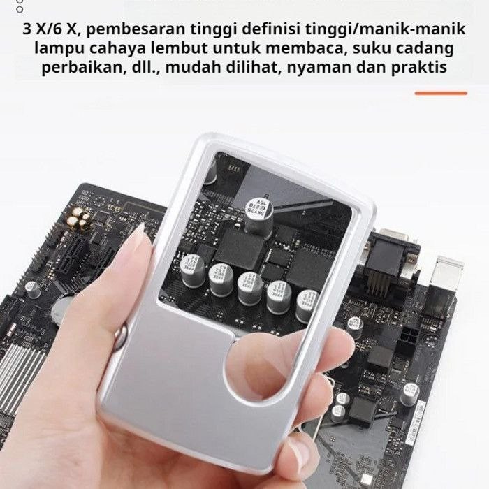 

KACA PEMBESAR ULTRA SLIM DENGAN LAMPU ALAT BANTU BACA