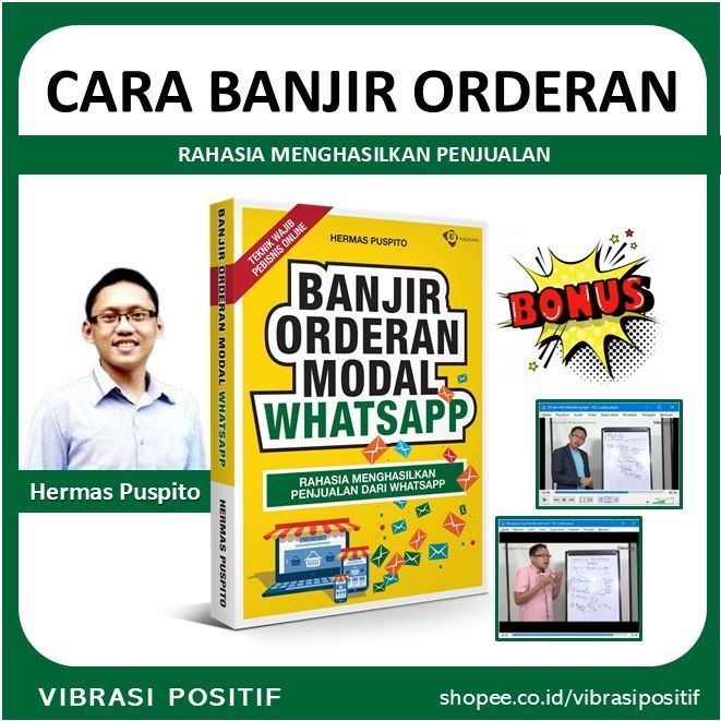 Banjir Orderan Modal Whatsapp - Hermas Puspito Ednovate - Hasilkan Penjualan dari WA Marketing