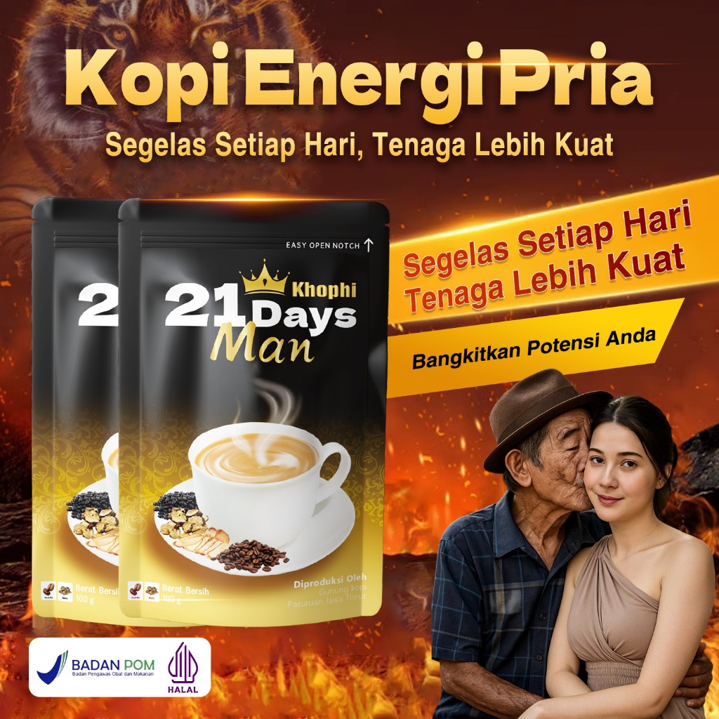 

【21Days Coffee】Kopi Pria- Maca - Rekomendasi Juara Olimpiade