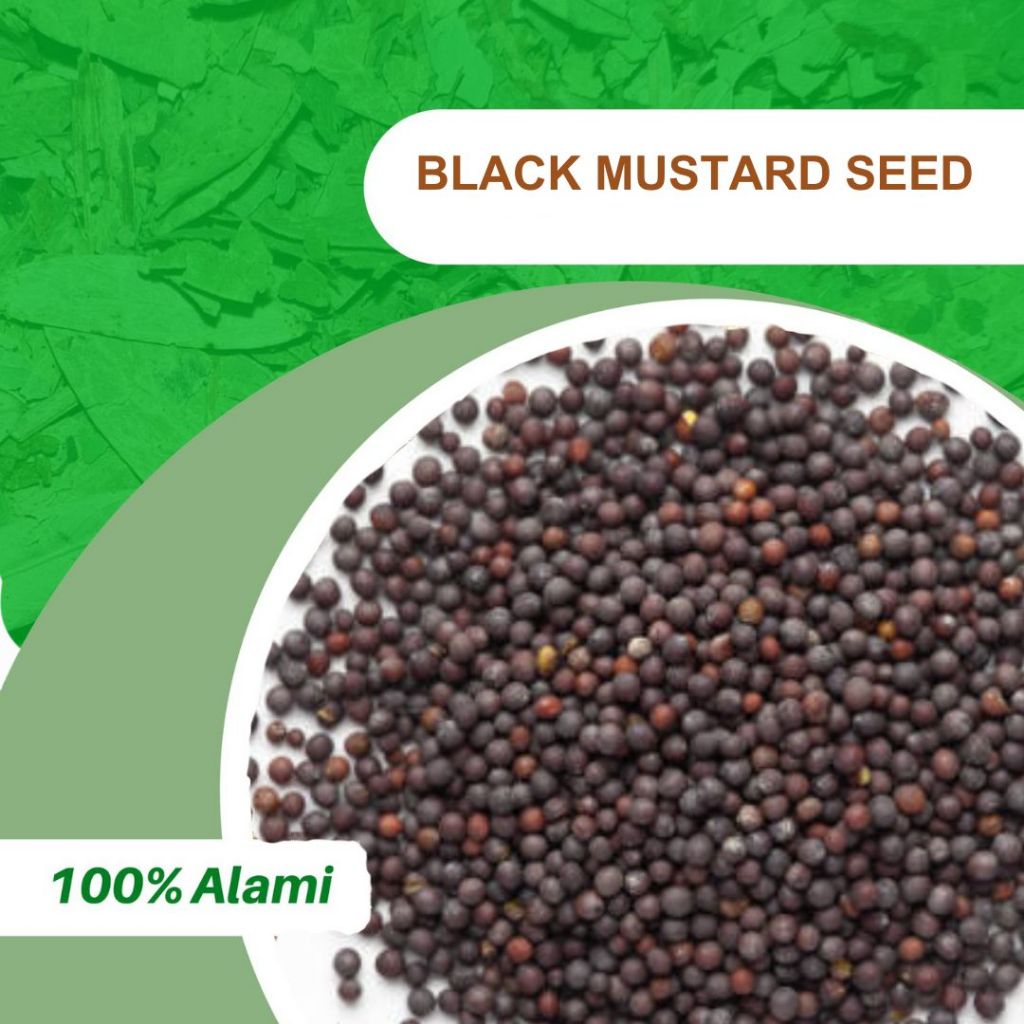 

250GR BLACK MUSTARD SEED / BIJI SAWI HITAM ASLI 100%