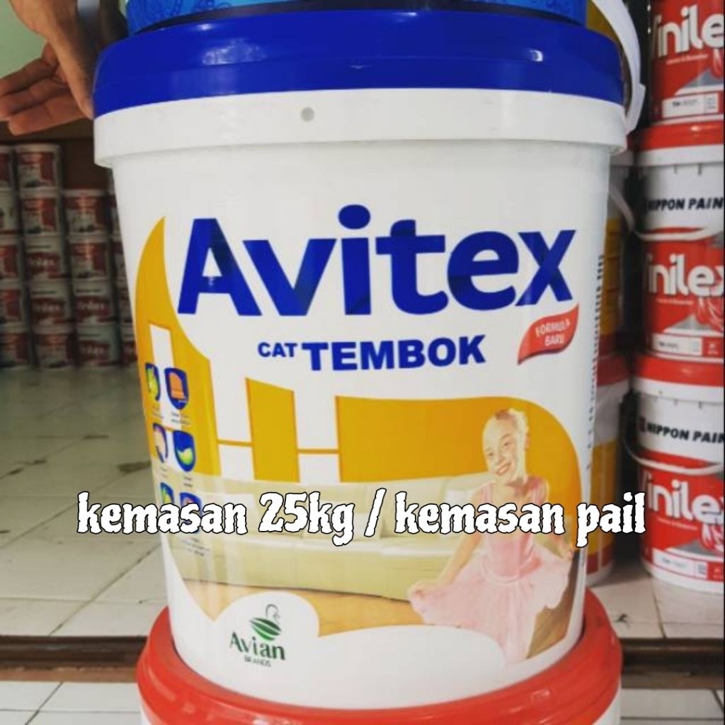 cat avitex 25 kg super white,cat tembok Avitex super white 25 kg
