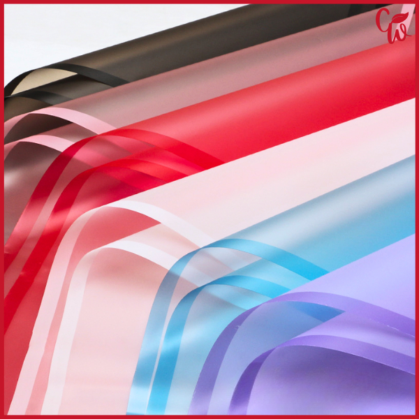 

Flower Wrapping Paper Varian List Transparant Kertas Buket Bunga Cellophane Ecer KB05