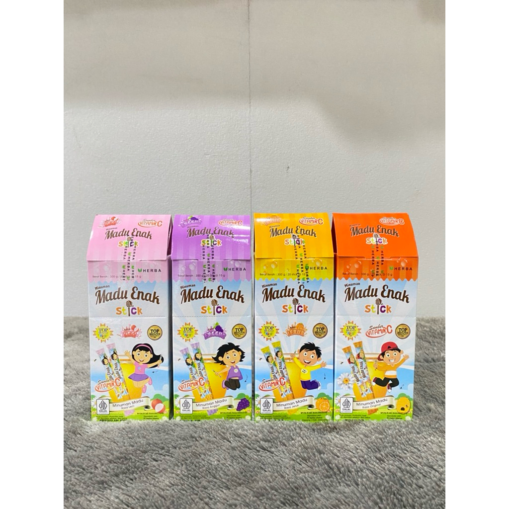 

MADU ENAK HERBAL STICK ISI 20STICK PERBOX MADU + VITAMIN C
