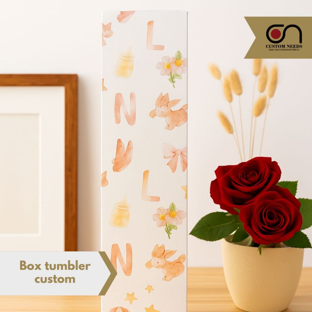 

BOX DUS CUSTOM KEMASAN BOTOL MINUM TUMBLER BOX BOTOL SOUVENIR BOX KEMASAN KRAFT CUSTOM