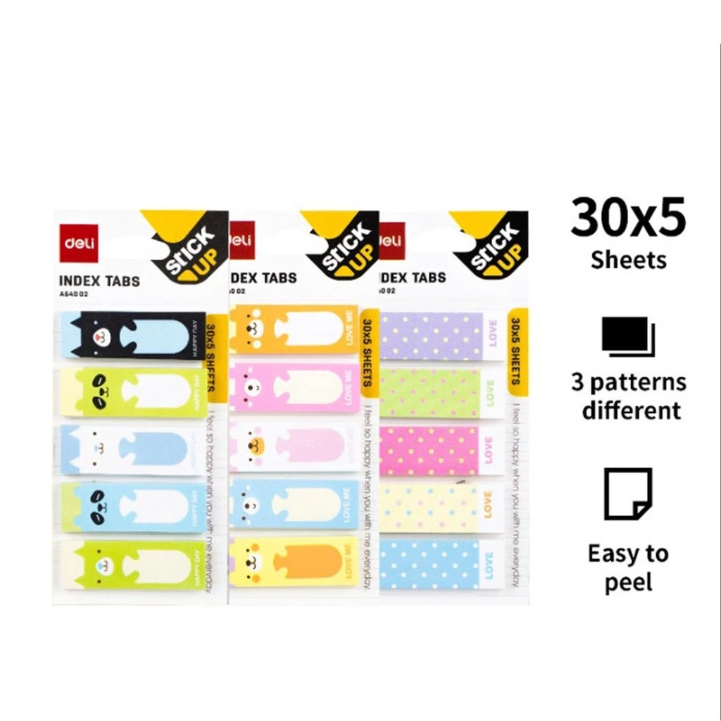 

DELI - MEMO / STICKY NOTE / KERTAS TEMPEL INDEKS 30 LEMBAR EA64002