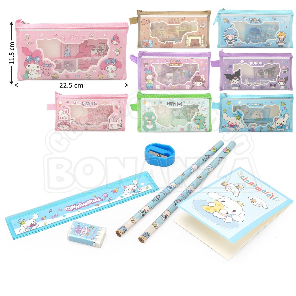 

[Bonanza] Tempat Pensil + Alat Tulis