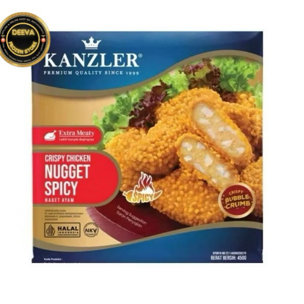 

Kanzler Nugget Crispy Spicy 450g