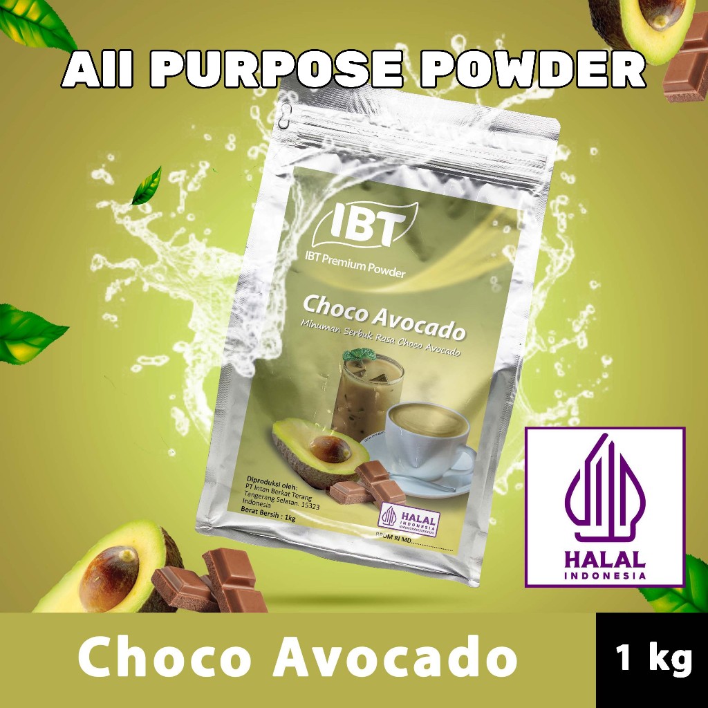 

Bahan Minuman Bubuk Coklat Alpukat Choco Avocado Bubble Tea Drink Powder Bagus
