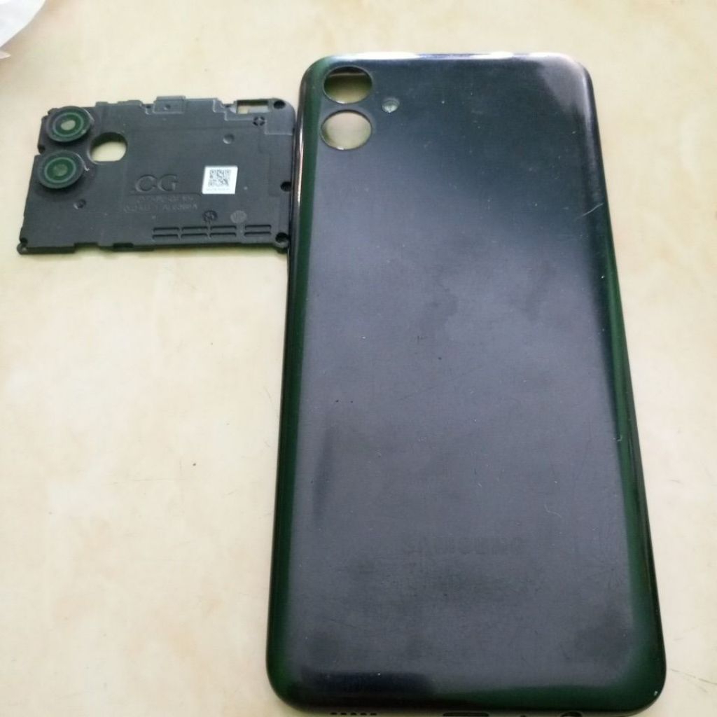 backdoor+tutup mesin hp samsung A04E original