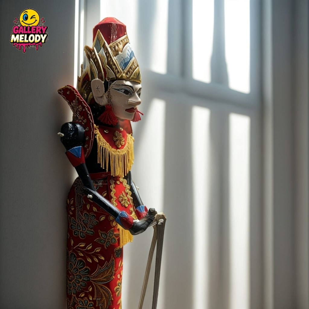 Wayang Golek Kresna & Sayap uk 50cm