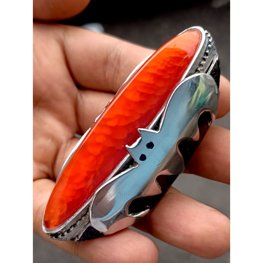 Batu akik Pandan Merah Rudal