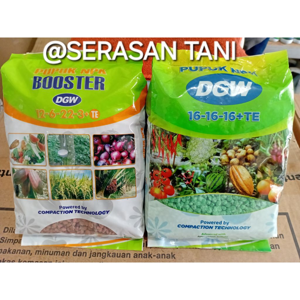 Pupuk NPK Booster 1KG dan Pupuk NPK DGW 1KG