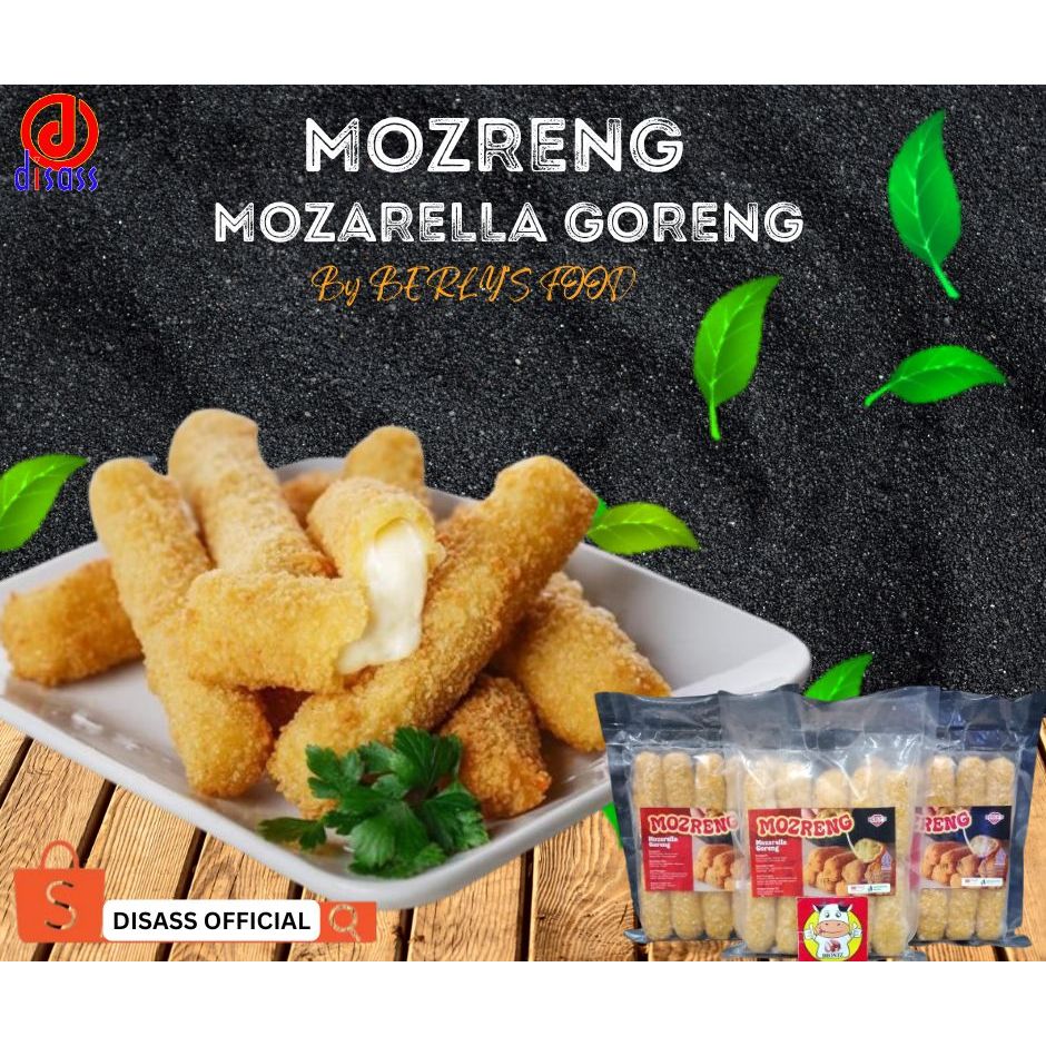 

FROZEN FOOD BERLY'S MOZARELLA GORENG FREE SAUS SAMBAL - DISASS JOGJA