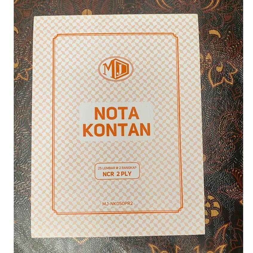 

MJ NOTA KONTAN 2PLY BESAR
