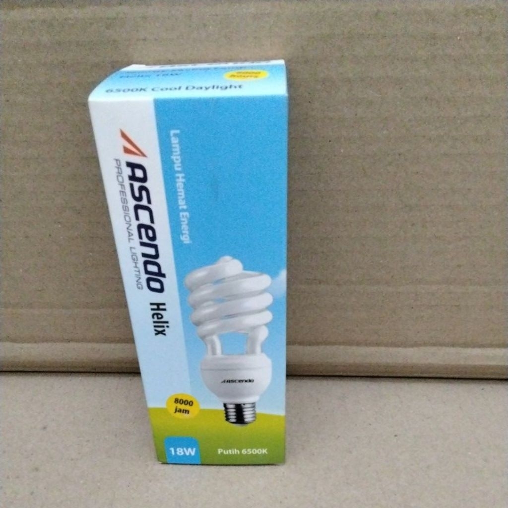 Lampu Ascendo Helix  18 watt Putih super terang