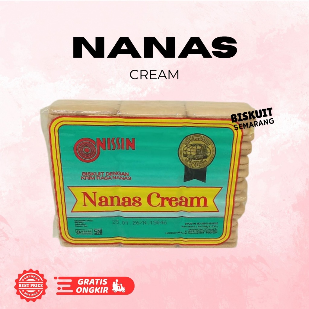 

Nissin Nanas Cream 300gr BISKUIT SEMARANG