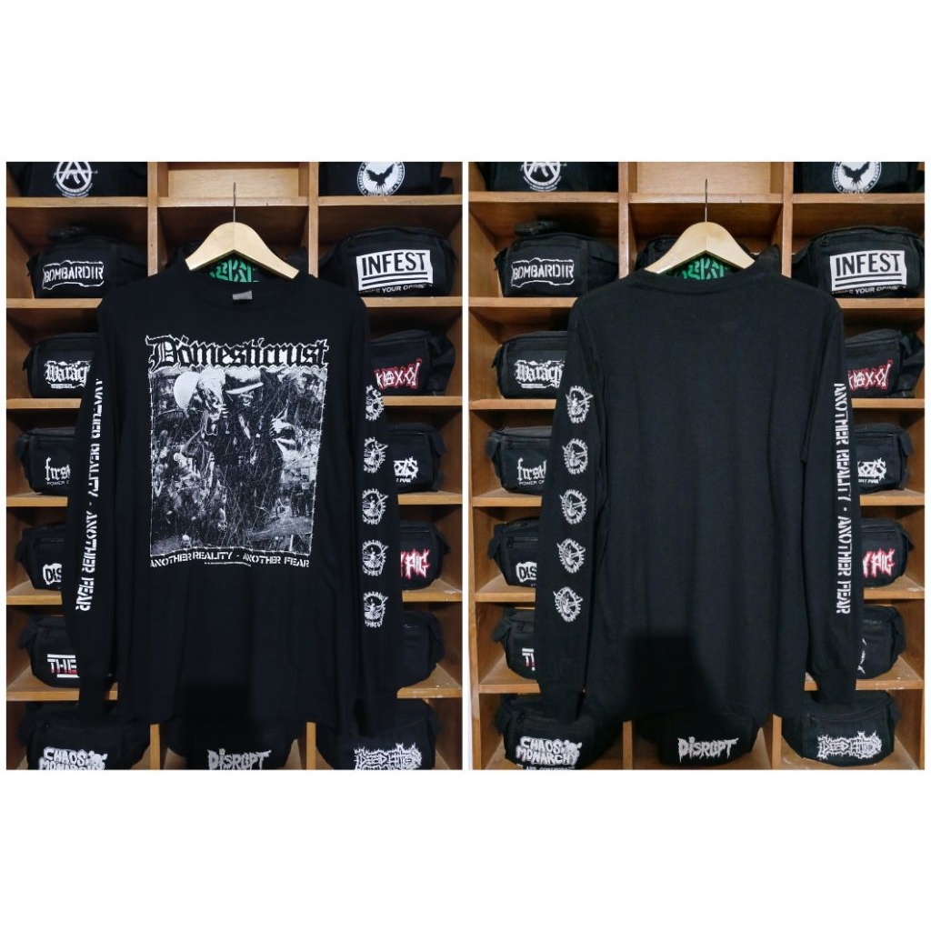 KAOS BAND PUNK OFFICIAL DOMESTICRUST tag merchcons