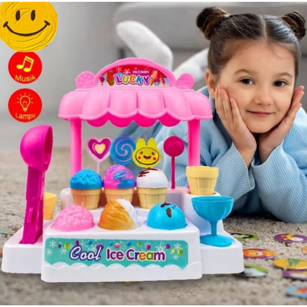 mainan es krim shop gerobak es krim anak