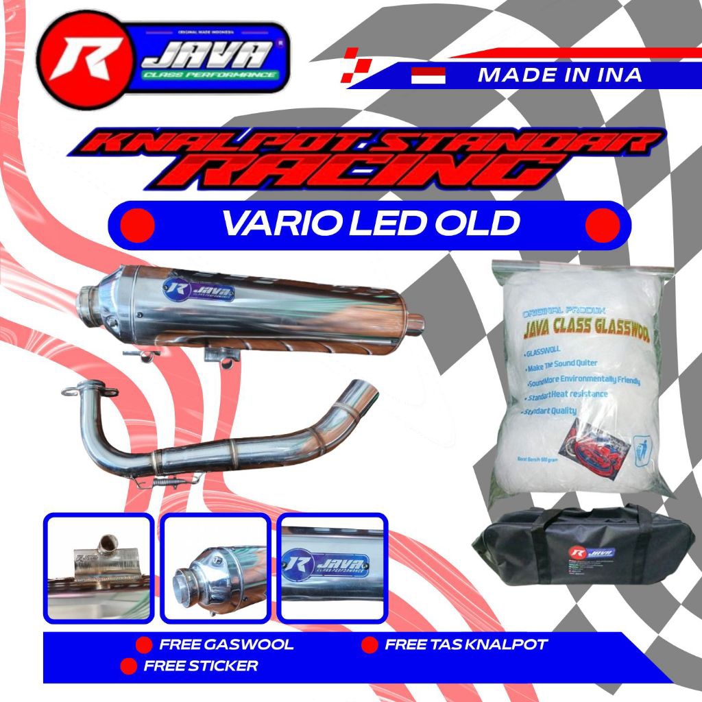 KNALPOT STD RACING VARIO 125/150 LED OLD
