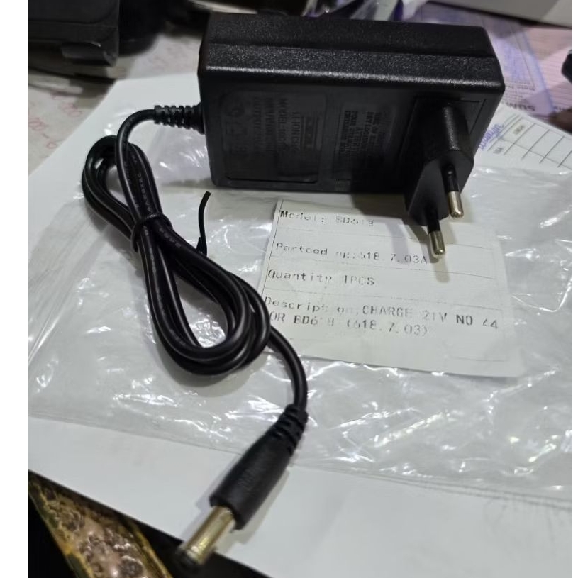 CHARGER BATTERY DOLIZ BD618 BATERAI BATTERY MESIN BOR CORDLESS DOLIZ 21V BD 618 ORIGINAL DOLIZ