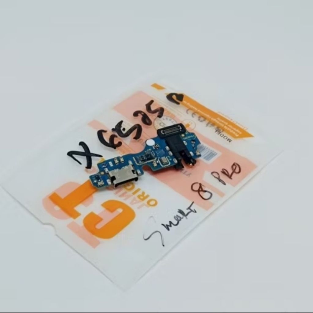 PAPAN CAS CHARGER KONEKTOR CASAN INFINIX SMART 8 PRO X6525B FULLSET IC ORIGINAL
