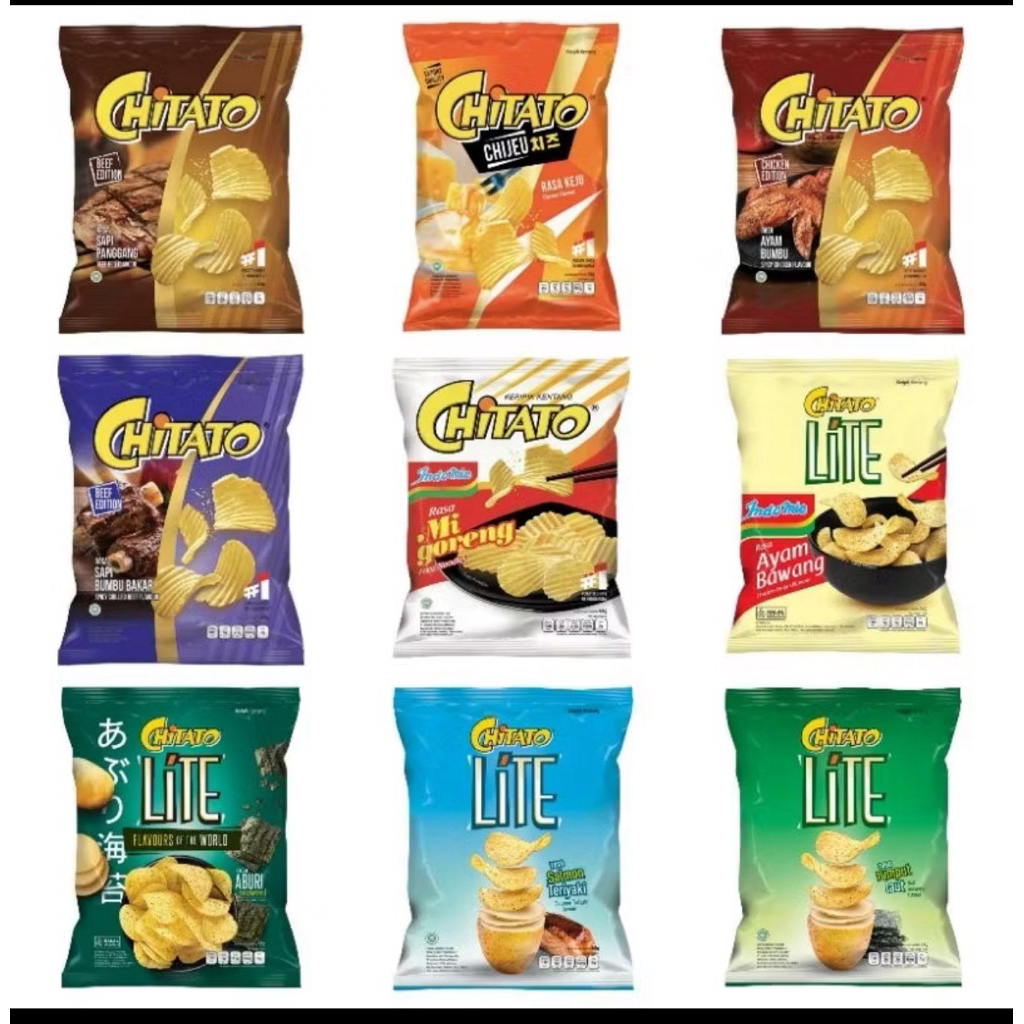 

CHITATO potato / Lite 68 gram aneka rasa