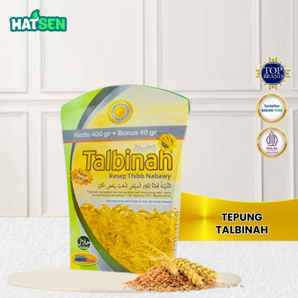 

Tepung Talbinah 400 gr + 40 gr Atasi Maag Gerd Asam Lambung