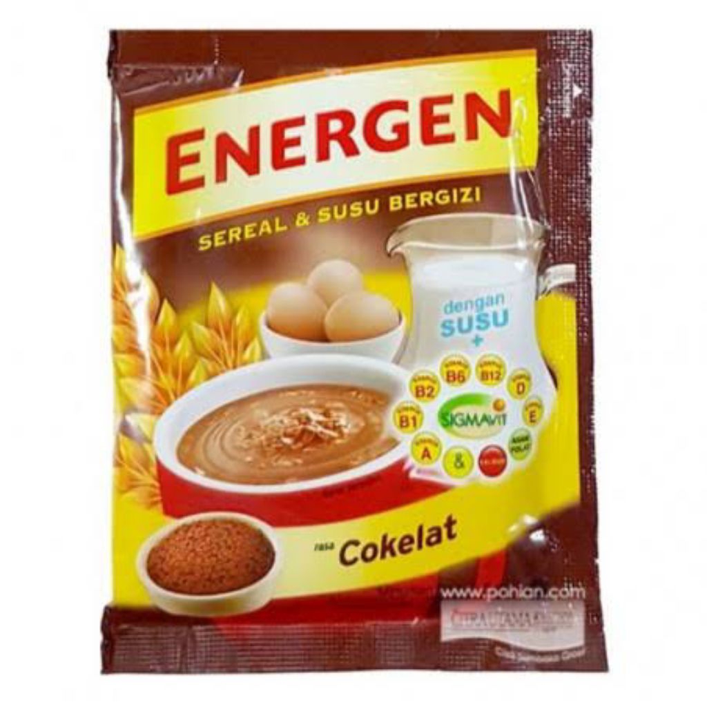 

Energen Cokelat Isi 10's – Hangat, Manis & Bikin Happy!