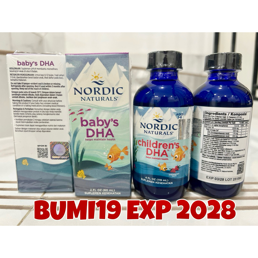 Nordic Naturals Baby's DHA / Children's DHA BPOM