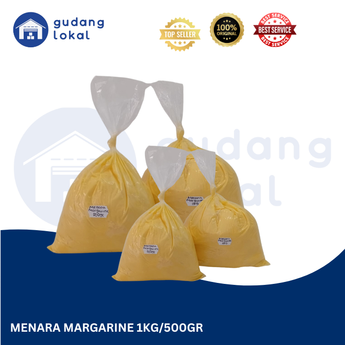 

MENARA MARGARINE/MARGARIN SERBAGUNA 1KG /500GR