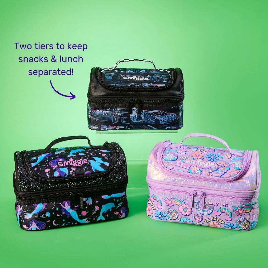 Double Decker Lunch Box unisex boy girl tas bekal sekolah anak cewek cowok