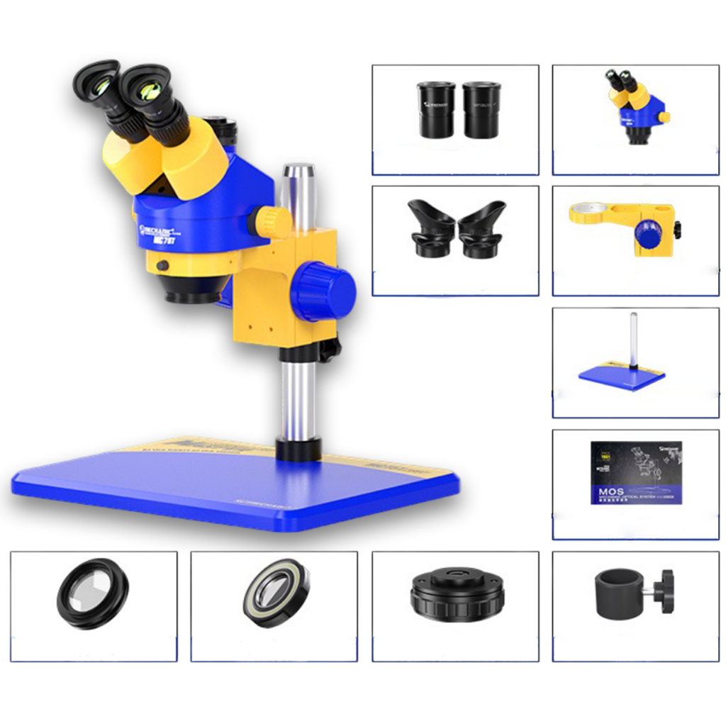 MICROSCOPE STEREO MECHANIC MC75T-B11 TRINOCULAR ORIGINAL