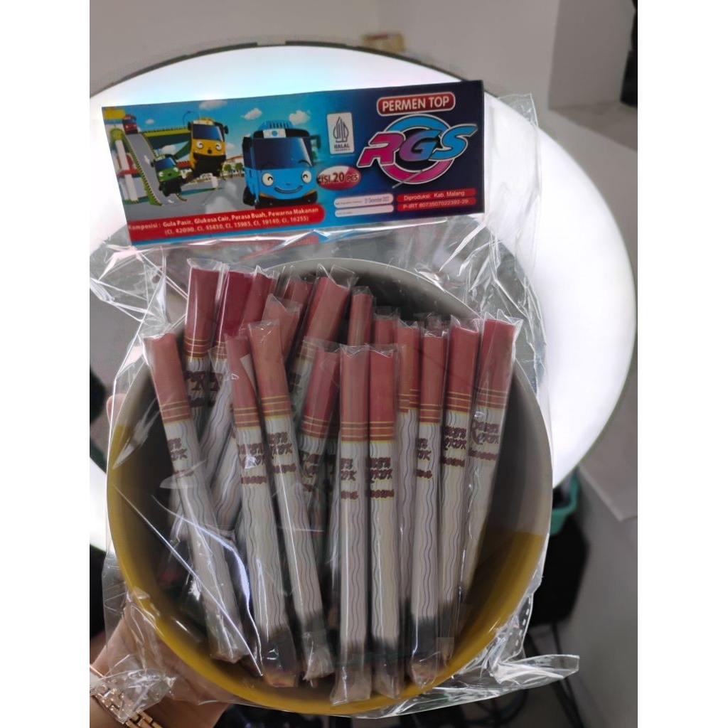 

permen rokok rokokan free mangkok isi 60pc