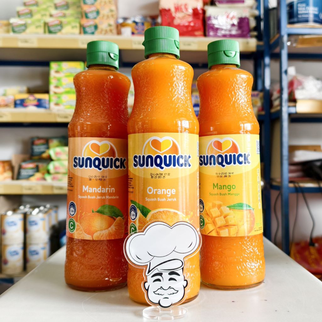 

Sun Quick Jumbo Orange, Mandarin, Mangga 700Ml / SunQuick Orange / SunQuick Mangga / SunQuick Mandarin