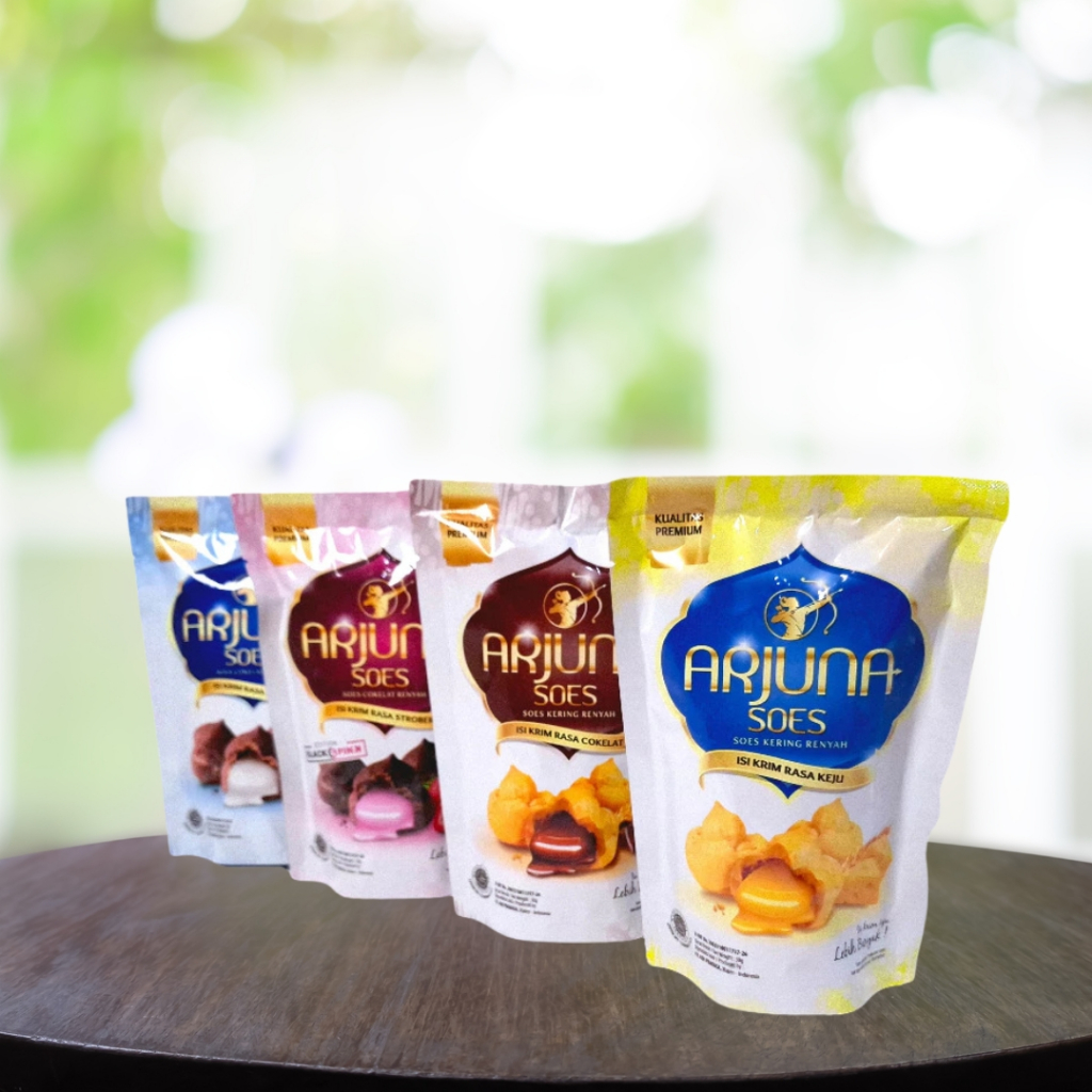 

[5PCS] SOES COKLAT KEJU STRAWBERRY VANILA PREMIUM / SUS KERING ISI CAP ARJUNA