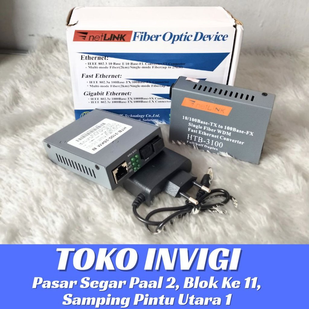 HTB 3100 / Media Converter Fiber Optik