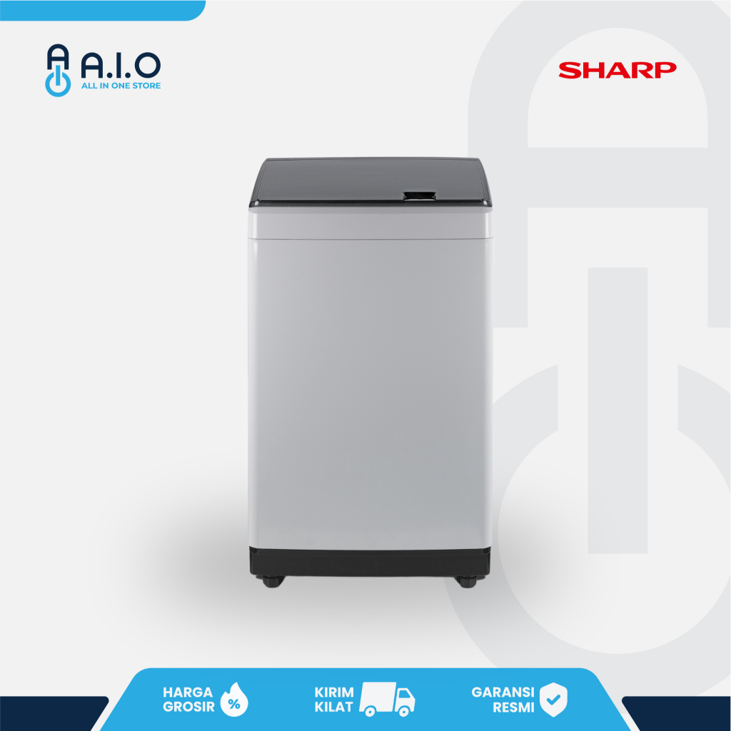 SHARP - MESIN CUCI 1 TABUNG 8 KG - ES-M8000P-GG